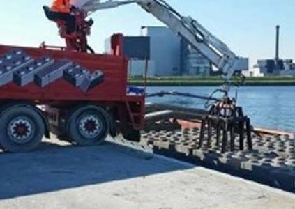 Betonnen Lego-blokken uit secundaire grondstoffen